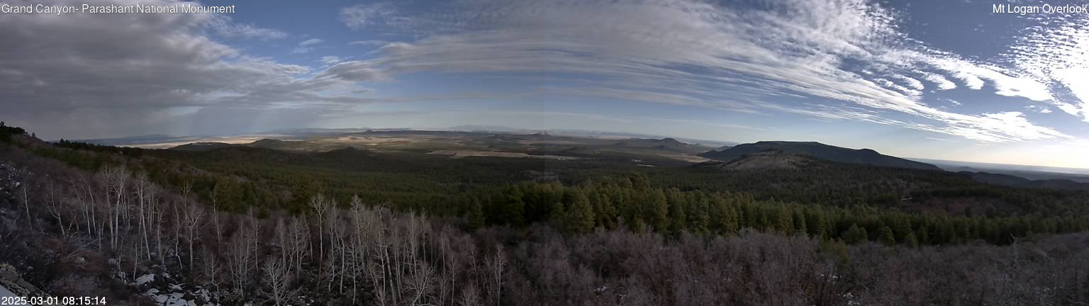 time-lapse frame, Mt Logan webcam