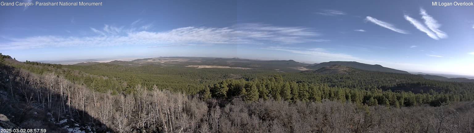 time-lapse frame, Mt Logan webcam