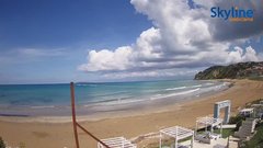 view from San Stefanos North West Corfu Webcam on 2024-04-26