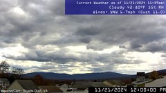 view from Stuarts Draft, VA on 2024-11-21