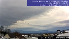 view from Stuarts Draft, VA on 2025-01-18