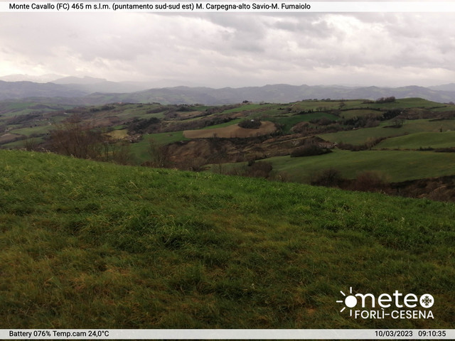 time-lapse frame, Monte Cavallo Sud-Est webcam