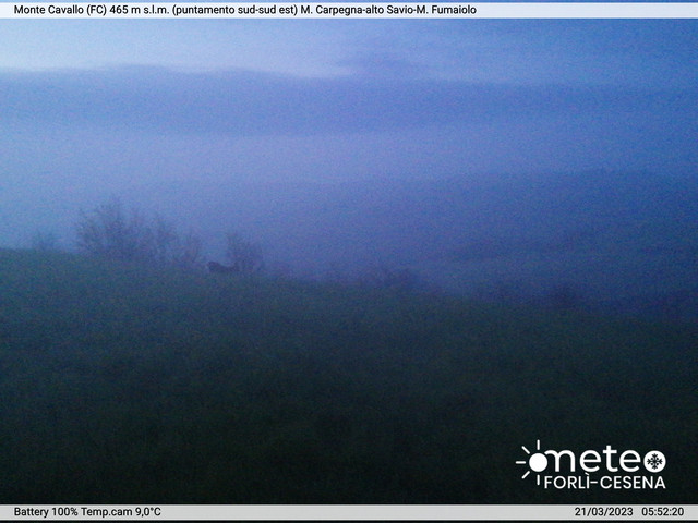 time-lapse frame, Monte Cavallo Sud-Est webcam