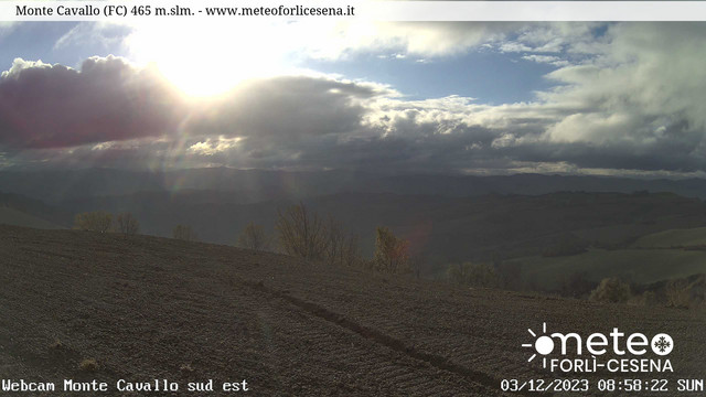time-lapse frame, Monte Cavallo Sud-Est webcam