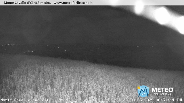 time-lapse frame, Monte Cavallo Sud-Est webcam