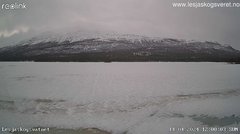 view from Lesjaskogsvatnet on 2024-04-14