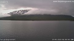 view from Lesjaskogsvatnet on 2024-05-19