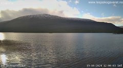 view from Lesjaskogsvatnet on 2024-10-19