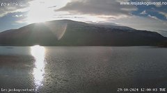 view from Lesjaskogsvatnet on 2024-10-29