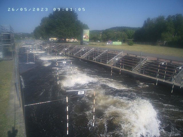 time-lapse frame, Troja - bottom webcam