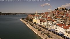 view from Šibenik hotel on 2024-03-25