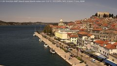 view from Šibenik hotel on 2024-04-19