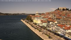 view from Šibenik hotel on 2024-04-21