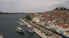 view from Šibenik hotel on 2024-05-01