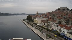 view from Šibenik hotel on 2024-10-24