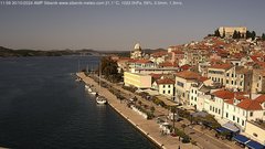 view from Šibenik hotel on 2024-10-30