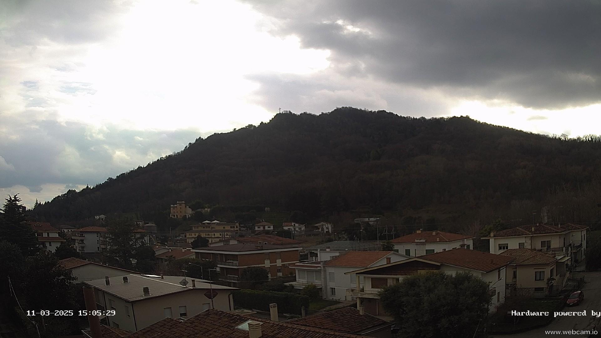 time-lapse frame, Vittorio Veneto - Vista stazione FS e M.Altare webcam