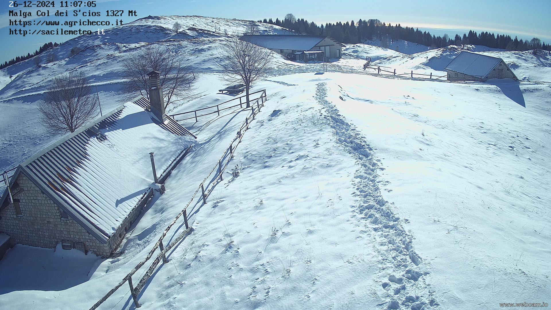 time-lapse frame, Malga Col Dei S'cios (PN) 1322m s.l.m. webcam